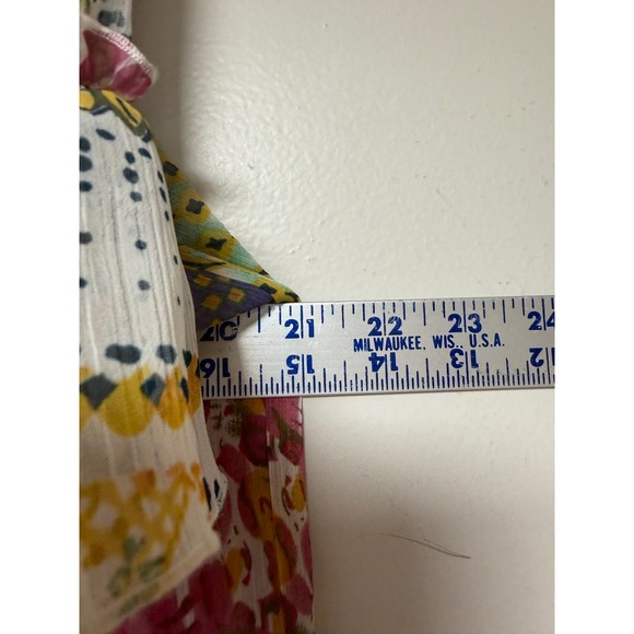 Mushka by Sienna Rose Inc. Boho Kaftan Tunic Dress Multi Color Size L - Picture 5 of 7